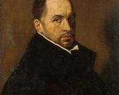 迭戈罗德里格斯德席尔瓦委拉斯贵支 - Portrait of a Cleric